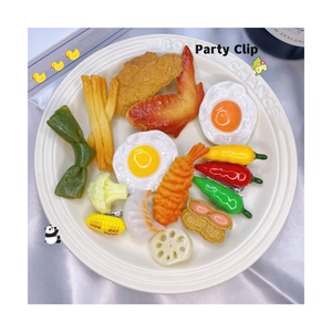 Pinzas Decorativas para el Cabello con Forma de Comida Creativas en Oferta, Accesorios para el Cabello para Mujeres y Niñas - Product Image 1