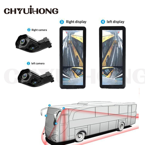 Doppel kameras Split Screen Electronics Rückspiegel Nachtsicht AHD Kamera Monitor System mit eingebautem <span class=keywords><strong>DVR</strong></span> - Product Image 3