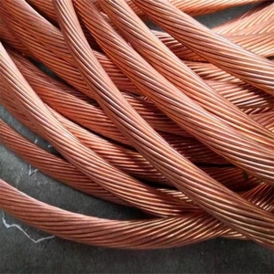 Câble de terre en acier cuivré à haute résistance, isolé, nu, émaillé, 600V, 100m, faible résistance - Product Image 2