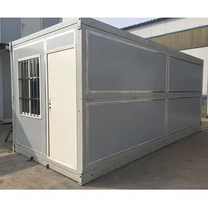 Fabriek Prefabbed Opvouwbare Prefab Thuispoort Ontwerp Uitklapbare Kleine Opslagcontainer Geprefabriceerd Huis Compleet Met Keuken