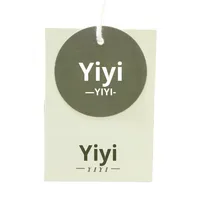 Étiquettes et cartes personnalisées en papier pour vêtements, fabriquées en Chine, avec impression couleur Ranran pour sous-vêtements - Style carte à suspendre