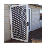 Calandre antivol en aluminium, 7mm, motif diamant, grille de sécurité pour fenêtre, usa