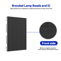 Mur vidéo LED fixe d'intérieur P2 4K HDR10, profondeur de couleur 12 bits, fréquence de rafraîchissement 3840Hz pour arrière-plan d'événements haut de gamme en salles de banquet et clubs