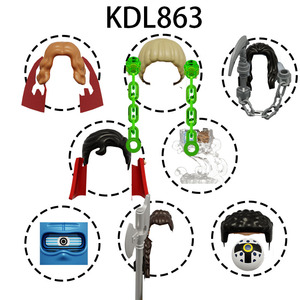 KDL863 Colección de Películas de Superhéroes, Mini Bloques de Construcción, Figura de <span class=keywords><strong>Linterna</strong></span> <span class=keywords><strong>Verde</strong></span>, Lobo, Bloques de Construcción Educativos, Figura de Juguete de Plástico - Product Image 1