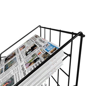 Tùy chỉnh dây kim loại lưới hiển thị giá đứng chủ Tầng-đứng kệ sách cho tờ báo Poster Brochure Tạp Chí giá bất kỳ màu sắc - Product Image 2