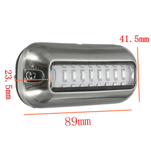 27LED Universal Underwater Light 10-30V Blue Light For <b>Yachts</b> Marine Vessels IP68 Stainless Steel Fishing Light - Product Image 5