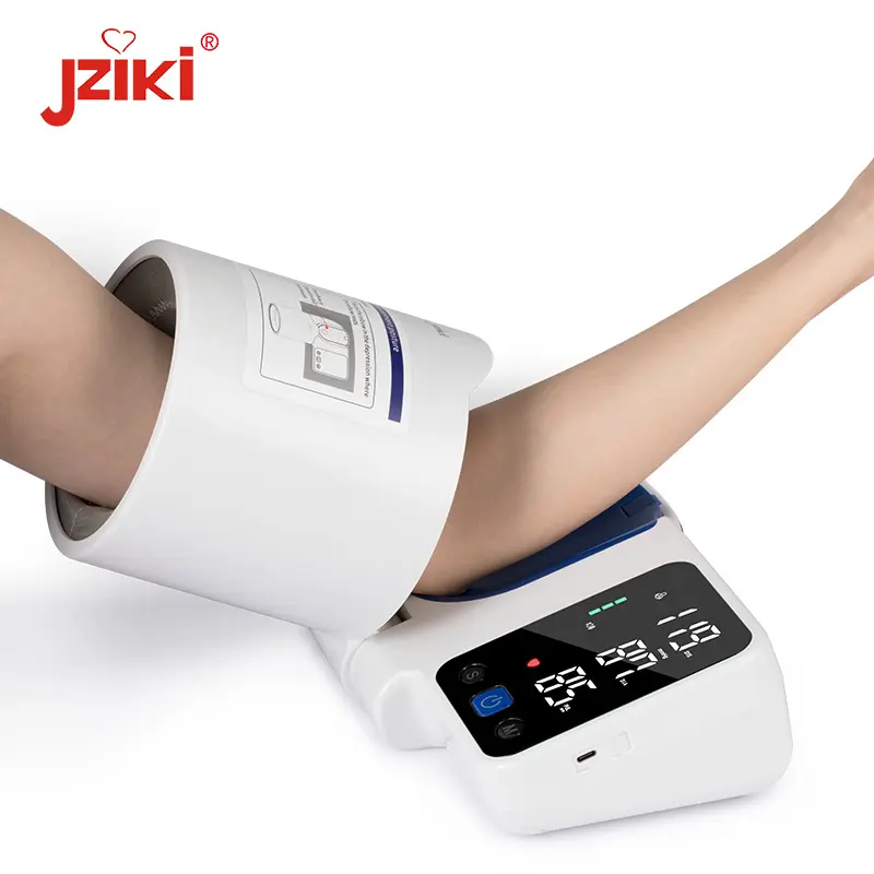 جهاز قياس ضغط الدم الرقمي الأوتوماتيكي المستشفى المريحة جهاز قياس ضغط الدم الإلكتروني للذراع