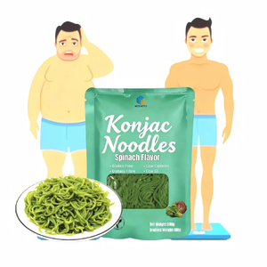<span class=keywords><strong>Nouilles</strong></span> Shirataki à la saveur d'épinard, très vendues, 6 <span class=keywords><strong>calories</strong></span>, faible teneur en glucides, <span class=keywords><strong>0</strong></span> sucre, <span class=keywords><strong>0</strong></span> gras, perte de poids, <span class=keywords><strong>nouilles</strong></span> instantanées au konjac - Product Image 1