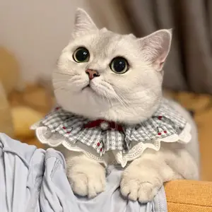 Mới phát hành vật nuôi mèo cổ áo phụ kiện chó Bandana Kitten Puppy Nguồn cung cấp bán buôn cho cửa hàng vật nuôi