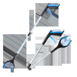 Herramienta de agarre de plástico ajustable, recogedor de basura y pinzas para basura, tijera de garra superior para recoger basura, pinza de Clip - Product Image 5