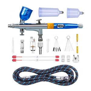 Aérographe HD-180 à double action, alimentation par gravité 0,2 mm, vitesse réglable, outil de peinture artistique - Product Image 1