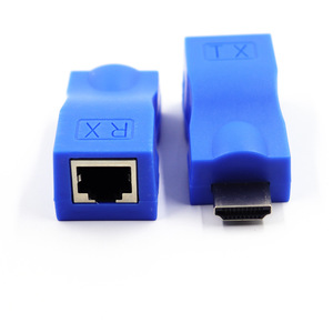 ตัวขยายสัญญาณ HDMI แบบสายเคเบิลเครือข่าย Cat6 เดี่ยว 30 เมตร พร้อมตัวเพิ่มสัญญาณสำหรับการส่งสัญญาณวิดีโอ HD - Product Image 3