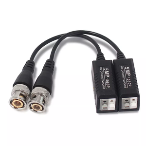 Transmisor de vídeo para Cctv, <span class=keywords><strong>Balun</strong></span> Coaxial, tvi/cvi/ahd/cvbs, 5MP, 1080p, 1Ch, Hd, analógico, pasivo, Utp, <span class=keywords><strong>Balun</strong></span>, par trenzado - Product Image 2