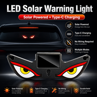 Neue Solar-Auto-Ambientebeleuchtung XVIEW RGB Dämonenauge Kabellose Antikollisions-Warnblitzleuchte IP67 Wasserdicht 12V Universelle Dekoration