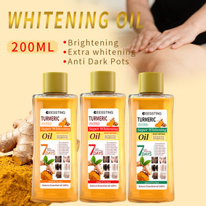 Aceite Corporal Blanqueador de Cúrcuma Natural a Base de Hierbas, 200 ml, Aceite Corporal Súper Blanqueador para Aclarar la Piel - Product Image 4