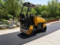 شانبو SR20 مدحلة اهتزازية مزدوجة 12 كيلو واط 2 طن بمحرك 16 حصان، مدحلة ضيقة للعمل في الأماكن الضيقة مثل الأسطح والساحات والحدائق النباتية والممرات