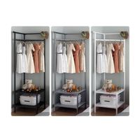 Vente en gros de métal arbre d'entrée vêtements manteau étagère suspendue support de chaussures avec table pour le salon et la chambre entrée