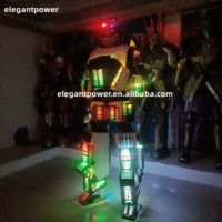 Logo personnalisé Programmable Free Express Écran LED échasses Robot Walker Costume Événement pour fête et événement