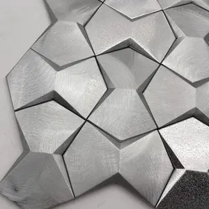 Phổ biến phong cách mới vàng 3D kim loại khảm cho tường gạch - Product Image 4