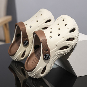 Children Clogs Anti-Slip Soft Sole <b>Beach</b> <b>Shoes</b> For Boys 4-6Y Solid Color Casual Wear - Product Image 1