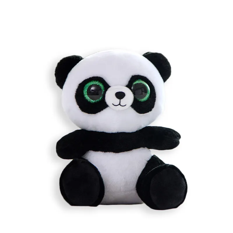 Новый дизайн, игрушки, реалистичные, милые, на заказ, недорогие, Бамбуковые игрушки для малышей, панды, плюшевые игрушки