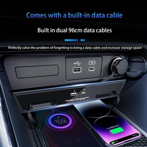 Station de charge rapide USB-C 12-24V pour modification et mise à niveau de voitures 2020-2023, compatible Breeze/CR-V - Product Image 2