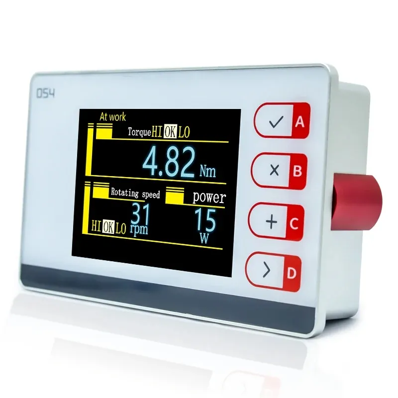 LCD Digital Force Gauge Dynamometer with Load Cell, High-Precision Push Pull Meter with Alarm Controller