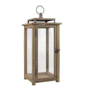 Faroles de Madera Hechos a Mano para Decoración del Hogar y Navidad, Forma Ovalada, Venta al por Mayor, con Vela - Product Image 3
