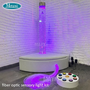 Paquetes de Fibra Óptica para Regulación Emocional en Autismo, Equipo de Integración Sensorial, Cortinas de Techo de Fibra Óptica RGB, Cascadas de Pared - Product Image 4