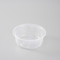 Boîte à lunch ronde jetable en PP portable, résistante aux fuites, pour les employés de bureau, les repas à emporter quotidiens, les pique-niques, le camping