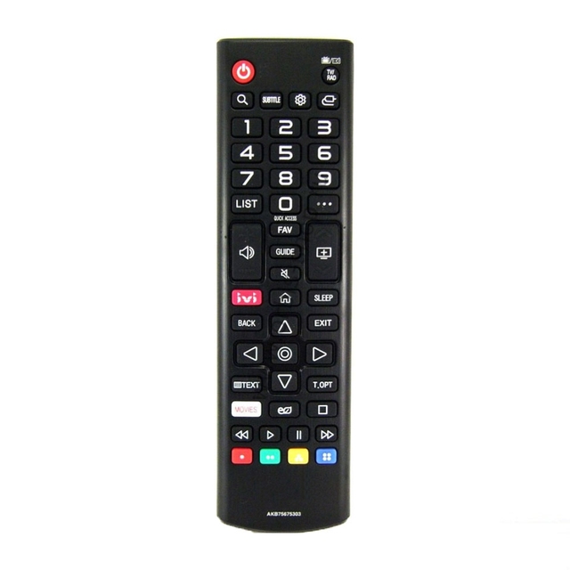 New Replacement AKB75675303 for LG Smart TV Remote Control With Ivi App 24TN520S 43UM7090PLA for Russian Market