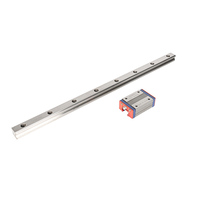 Rail de guidage linéaire Hiwin HG15 HG20 pour routeur CNC, roulement à rouleaux linéaire HRG15 HRG20 à longueur personnalisée avec montage à bride