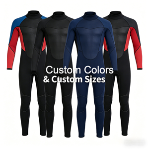 3mm 5mm 7mm Neoprene Wetsuit Custom Colors Soft Elastic Waterproof Warm Back Zip Adult Surf Diving Suit