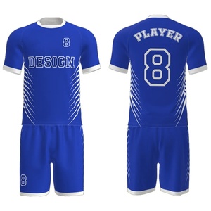 Kit de supporter de football professionnel personnalisé pour adultes – Maillots à manches courtes en Spandex/Polyester confortables avec impression par transfert thermique - Product Image 5