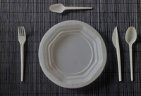 Tek kullanımlık plastik PS PP çatal bıçak takımı Stophisticated masa dekorasyon için plastik çatal bıçak kaşık plastik masa seti üreticisi