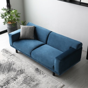 De alta calidad sofá de terciopelo azul <span class=keywords><strong>muebles</strong></span> tapizados de 3 plazas samt divano de terciopelo canap moderno hui zhou moderno deco - Product Image 3