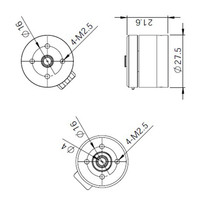 Moteur de machine à tatouer rotatif Maxon sans brosse 7.4 -14.8V 14V 12V DC