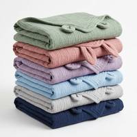 Baby Hooded Towel Organic Cotton Absorbent Terry Newborn Bath Towel Quick-Dry Eco-Friendly Fun Design for Kids