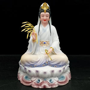 รูปปั้นพระโพธิสัตว์สีขาวหยกจีนรูปปั้นดอกบัวกวน<span class=keywords><strong>อิ</strong></span><span class=keywords><strong>ม</strong></span>ทิเบตรูปปั้นพระพุทธรูปรูปแกะสลักของขวัญที่บ้าน - Product Image 6