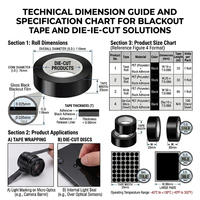 Film de protection lumineux sensible à la pression sans résidu pour l'objectif des instruments optiques, feuille de protection mate occultante pour le corps de l'objectif