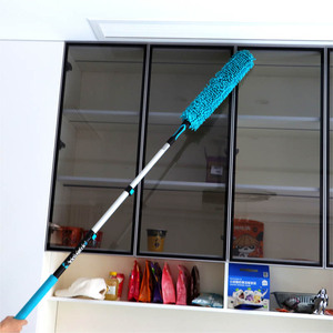 Multifuncional <span class=keywords><strong>1.2m</strong></span> telescópico extensão pólo longo punho Chenille retrátil espanador para casa ou escritório limpeza - Product Image 5