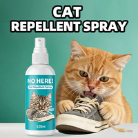 Liquide d'entraînement naturel doux et sûr de 120 ml pour arrêter les griffades sur les meubles pour chatons d'intérieur, spray répulsif pour chats