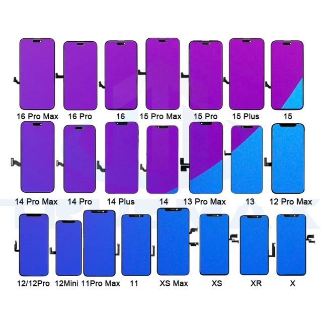 Pantalla Tela Do Mobile Phones Lcd Display Zy Jk Tell Incell Soft Oled Sceeen for Iphome X Xr Xs Xsmax 11 12 13 14 I14 Pro Max