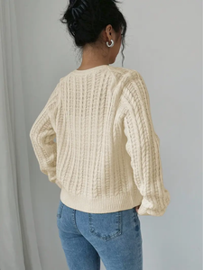 Cardigan pour femmes Cardigan en tricot à manches longues Pull ouvert sur le devant Cardigan de la Saint-Valentin Tricots - Product Image 2