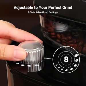 <span class=keywords><strong>Cafetera</strong></span> Profesional de 12 Tazas con Molinillo Integrado, <span class=keywords><strong>Cafetera</strong></span> Automática Todo en Uno con Molinillo de Granos Integrado - Product Image 2