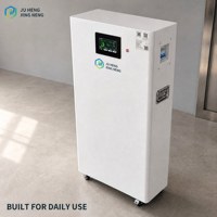 Système de stockage d'énergie domestique mural au lithium LiFePO4 48V 280Ah 15kWh avec BMS pour alimentation de secours hors réseau 51.2V
