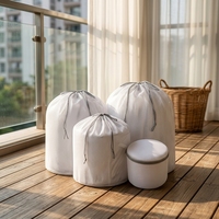 Sac à linge en maille polyester durable avec fermeture éclair robuste sous-vêtements respirants vêtements pantalons chaussures chaussettes exquis pour salle de bain