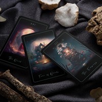 Jeu de cartes de tarot Oracle personnalisées avec impression couleur, plastification, gaufrage et coffret cadeau pour la divination et les offres de cadeaux