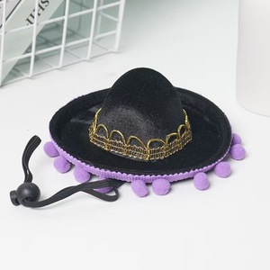 Carnevale di Halloween cappello messicano forniture per feste a righe fascia <span class=keywords><strong>Sombrero</strong></span> Mini cappelli per adulti bambini per la spiaggia all'aperto - Product Image 4