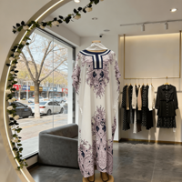 Robe longue africaine tendance pour femme, grande taille, imprimé floral, style décontracté, pour l'été, vacances et quotidien